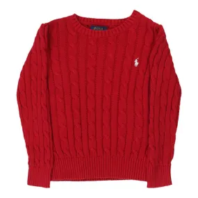 Age 5 Ralph Lauren Jumper - XS Red Cotton