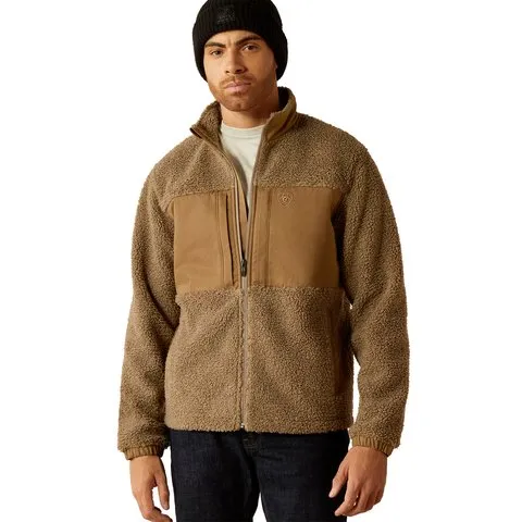 Ariat Men's Brindle Odessa Sherpa Fleece Jacket