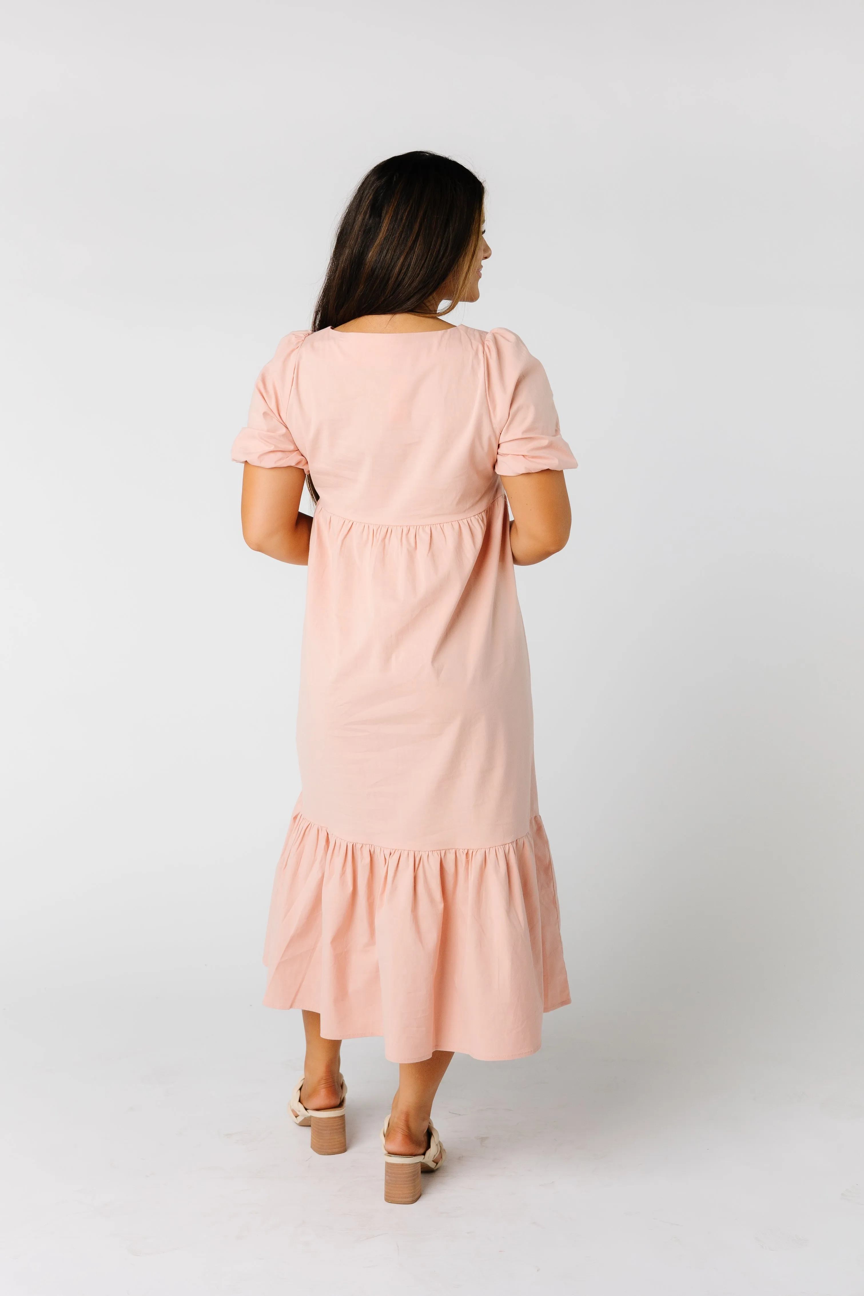 Brass & Roe Polly Square Neck Dress