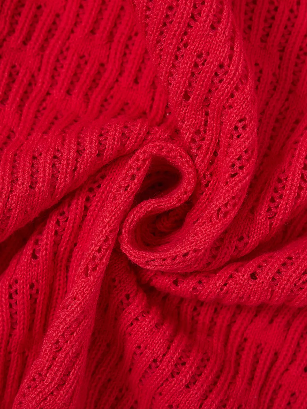 Cardigan Crop Length Sweater - Cherry Coral