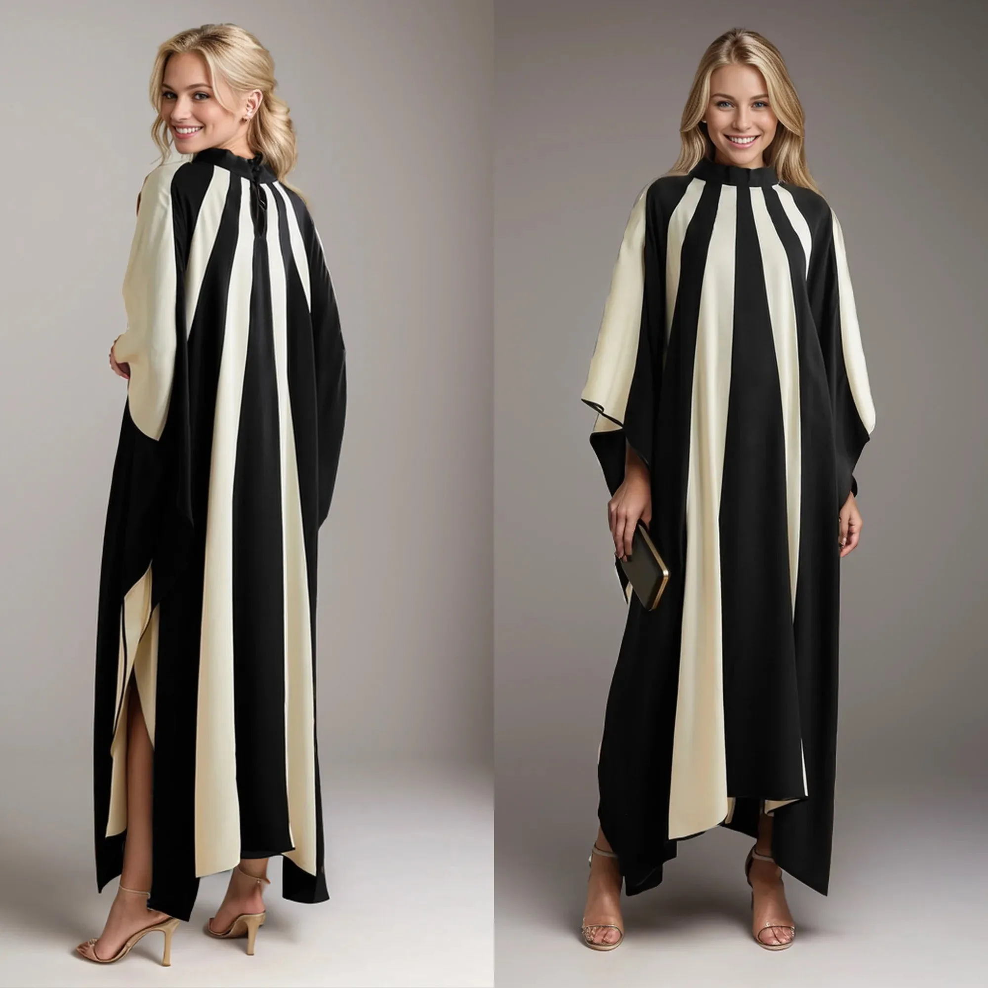 Cocobella Kaftan Dress - Stripes