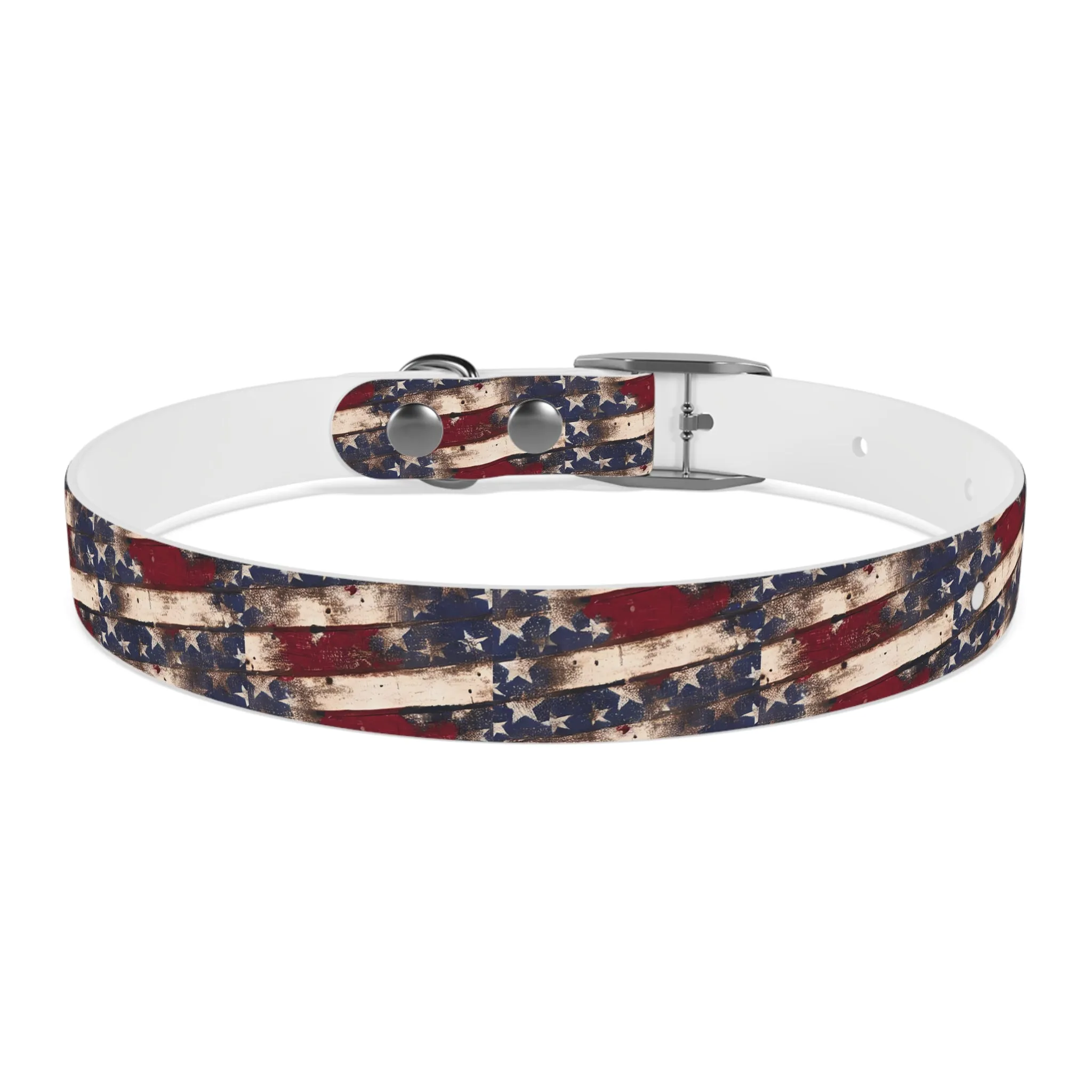 Distressed Flag Dog Collar
