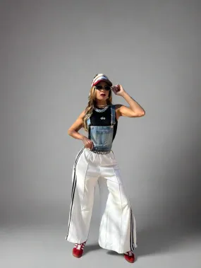 Gali Denim trac jumpsuit