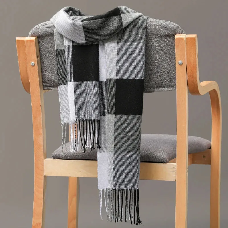 Women's / Men's  Warm Classic Plaid Scarf